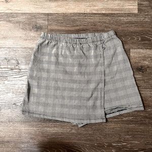 Plaid Skort
